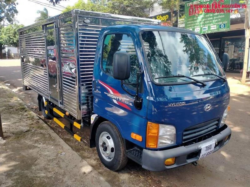 Hyundai N250 xanh thùng kín